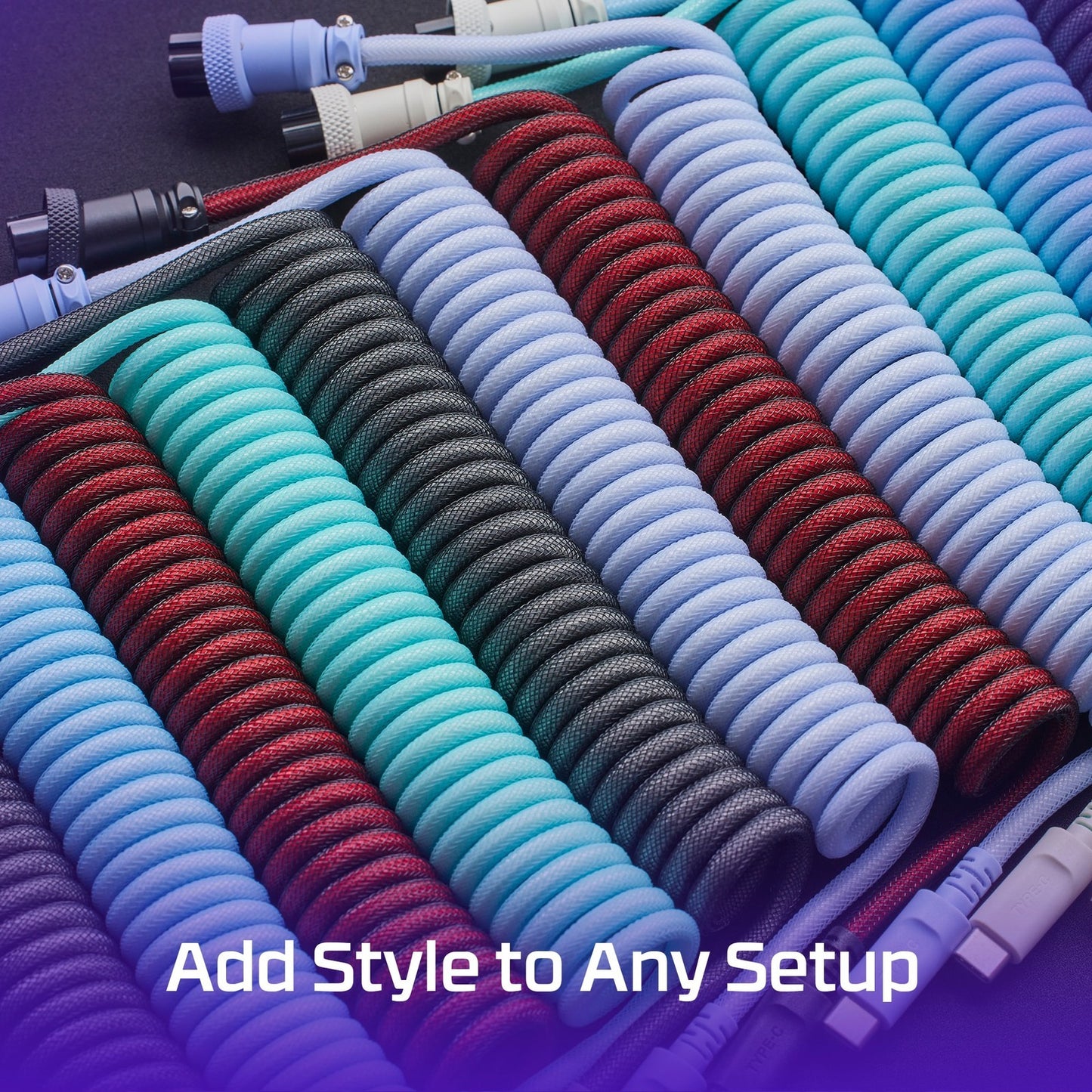 HyperX USB-C Coiled Cable Light Purple