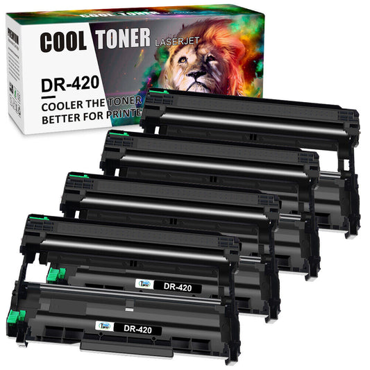 4x DR420 High Yield Drum for Brother DR-420 HL-2240 HL-2242D HL-2270DW MFC-7360N