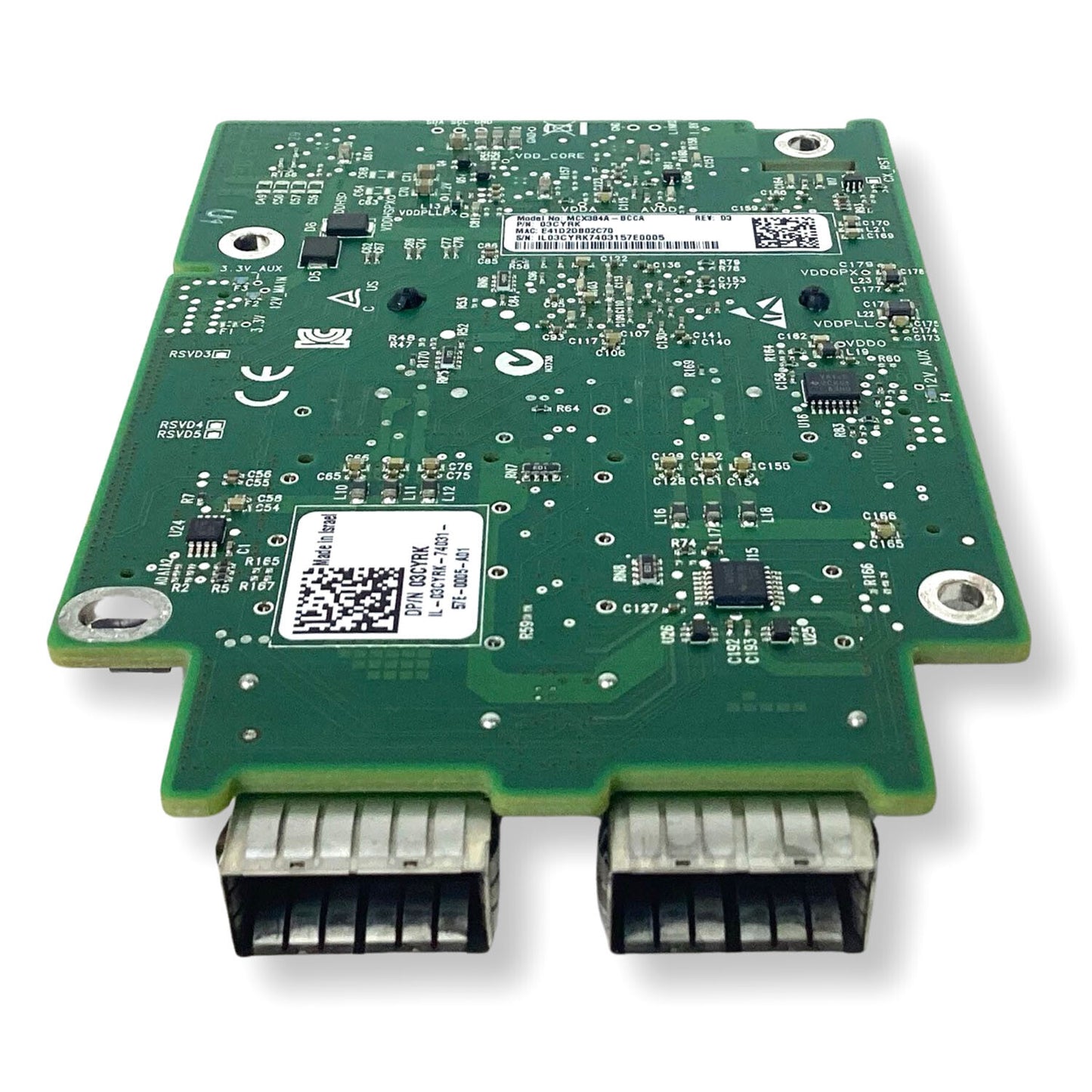Dell C6100 C6220 Dual-Port 40Gb/s QSFP Mezzanine Network Card MCX384A-BCAA 3CYRK