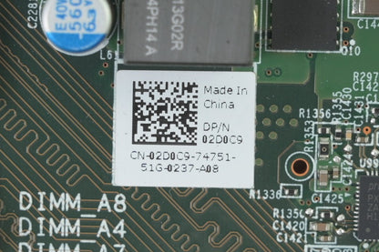 Dell PowerEdge C6320 System Motherboard SH77582 2-Socket LGA2011-3 82F9M 2D0C9