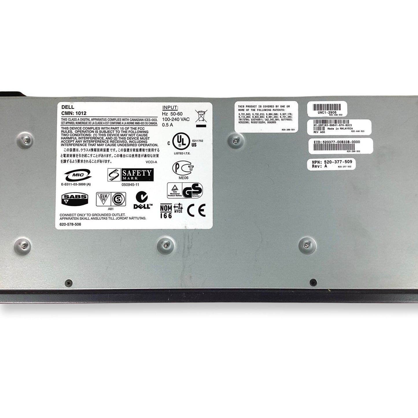 Genuine Dell PowerEdge 2160AS 16 Ports PS/2-USB KVM Console Switch D785J RP163