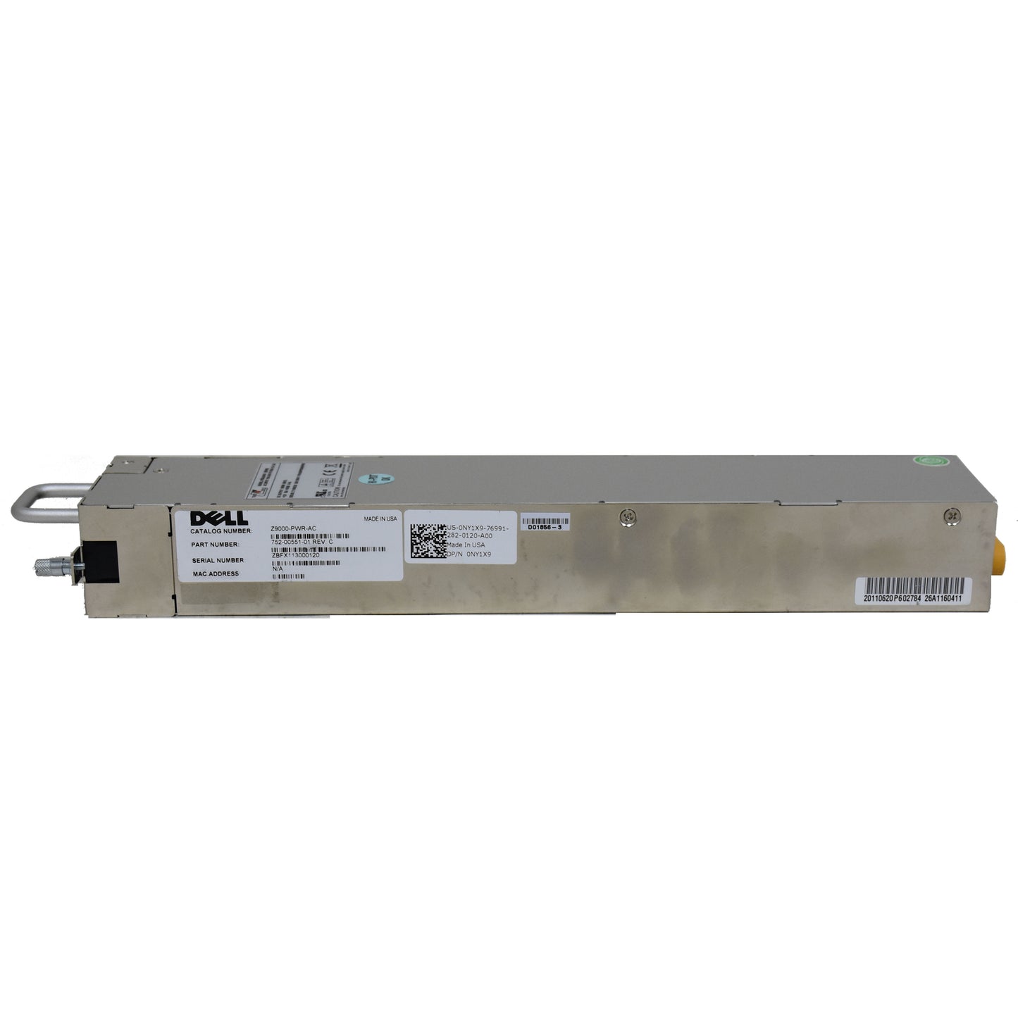 Dell Force10 Z9000 Series Network Switch 1000W AC Power Supply NY1X9 PSS-2A00V