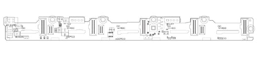Supermicro BPN-SAS3-LB16A-N10 1U 10-Slot SFF Backplane for 10xSAS3/SATA3/NVME4 (NOT FOR HOME PC)