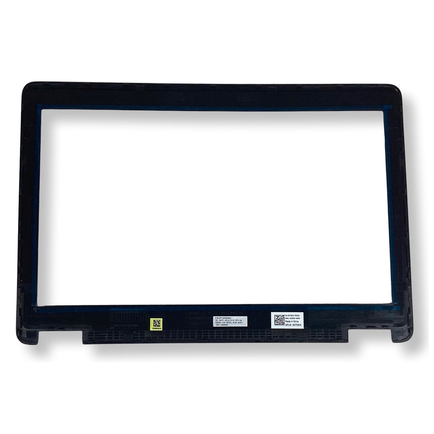 Dell Latitude E7250 12.5" LCD Front Trim Cover Bezel Mic Only No Cam CY3H4