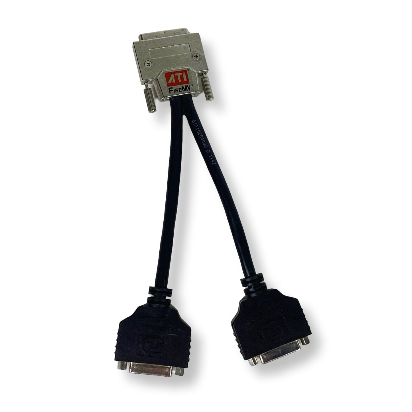 Lot of 10 AMD (ATI SAPPHIRE) Dual DVI-I AV Splitter Cable 1:2 VHDCI 6111020400G