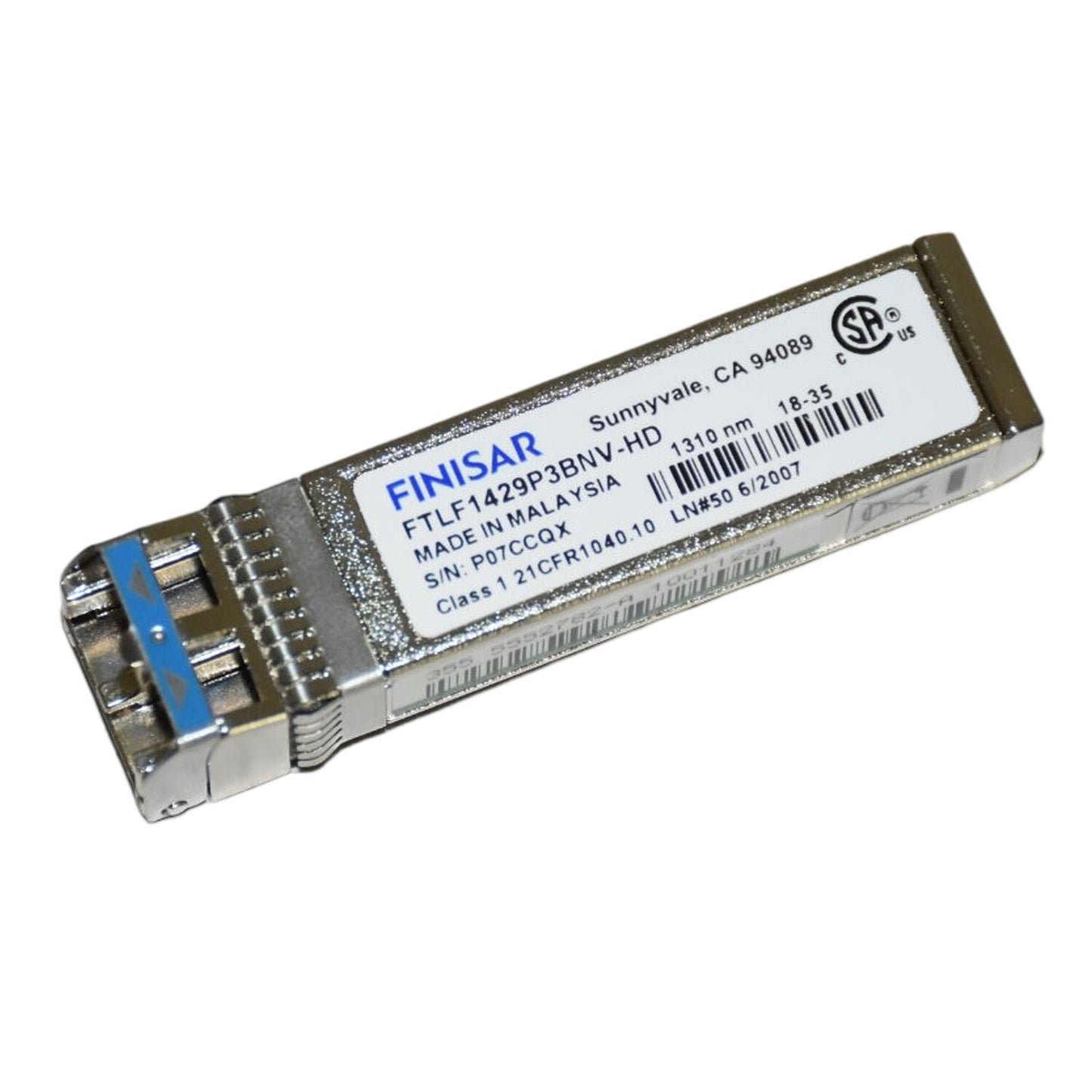 Lot of 10 Finisar 16Gb-LW FC SMF 1310nm LC 10km SFP+ Transceiver FTLF1429P3BNV-H