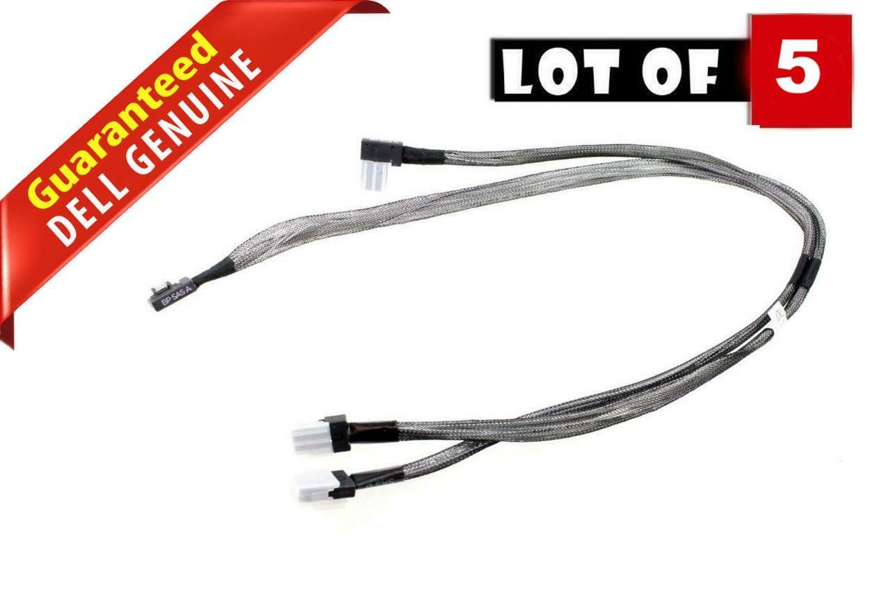 Lot of 5 Dell Poweredge R620 Backplane SAS-A SAS-B TO LSI Controller Cable 7Y0N6 (NOT FOR HOME PC)