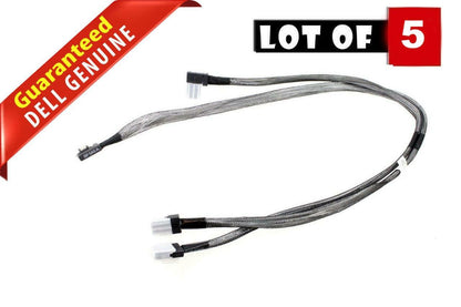 Lot of 5 Dell Poweredge R620 Backplane SAS-A SAS-B TO LSI Controller Cable 7Y0N6 (NOT FOR HOME PC)
