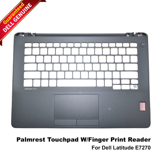 OEM Dell Latitude E7270 Palmrest Touchpad with Fingerprint Reader K9H6Y V379C