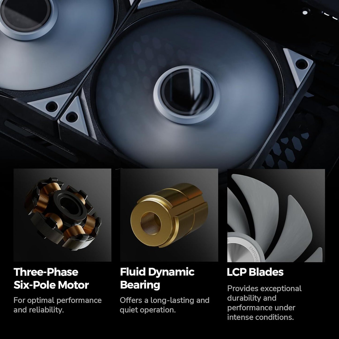 TRYX Panorama 360 Asetek 8th Gen V2 Non-ARGB AIO Cooler (Black) L-P360N-DS3M-G1K