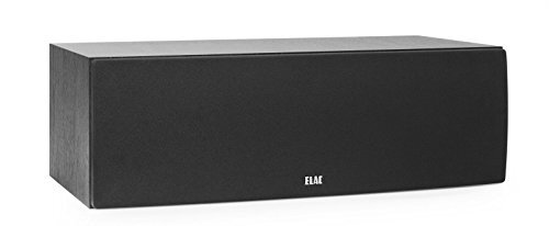 Elac DC62-BK Debut 2.0 Dual 6-1/2" Woofer 2-Way Center Channel Speaker, Black