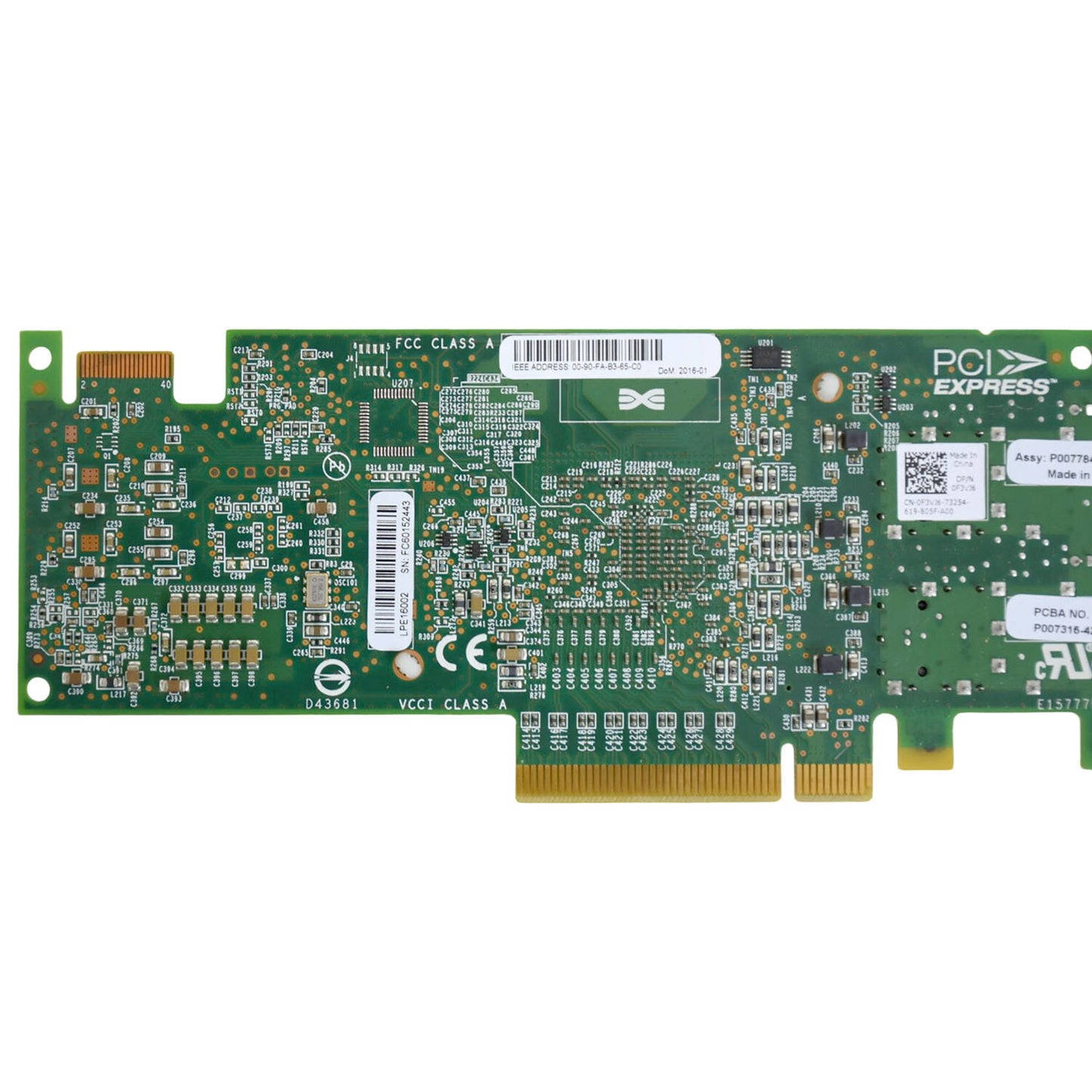 Emulex LPe16002 Dual Port 16Gb Fibre Channel HBA PCIe 3.0 16G Adapter Card