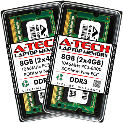 8GB KIT 2 x 4GB HP Compaq G72-150EG G72-150SF PC3-8500 Ram Memory