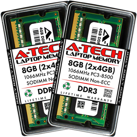 8GB KIT 2 x 4GB HP Compaq G72-150EG G72-150SF PC3-8500 Ram Memory