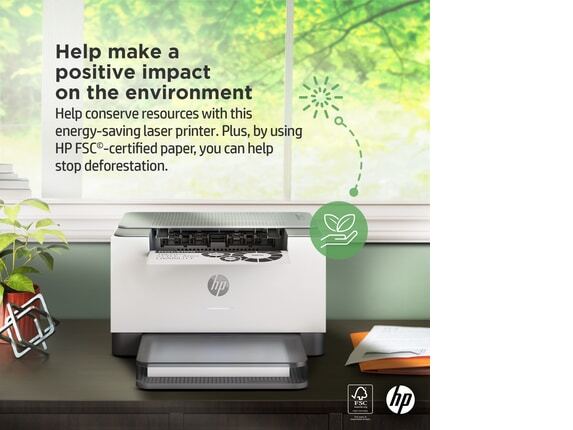 HP LaserJet M209dw Laser Printer, Black And White Mobile Print Up to 20,000