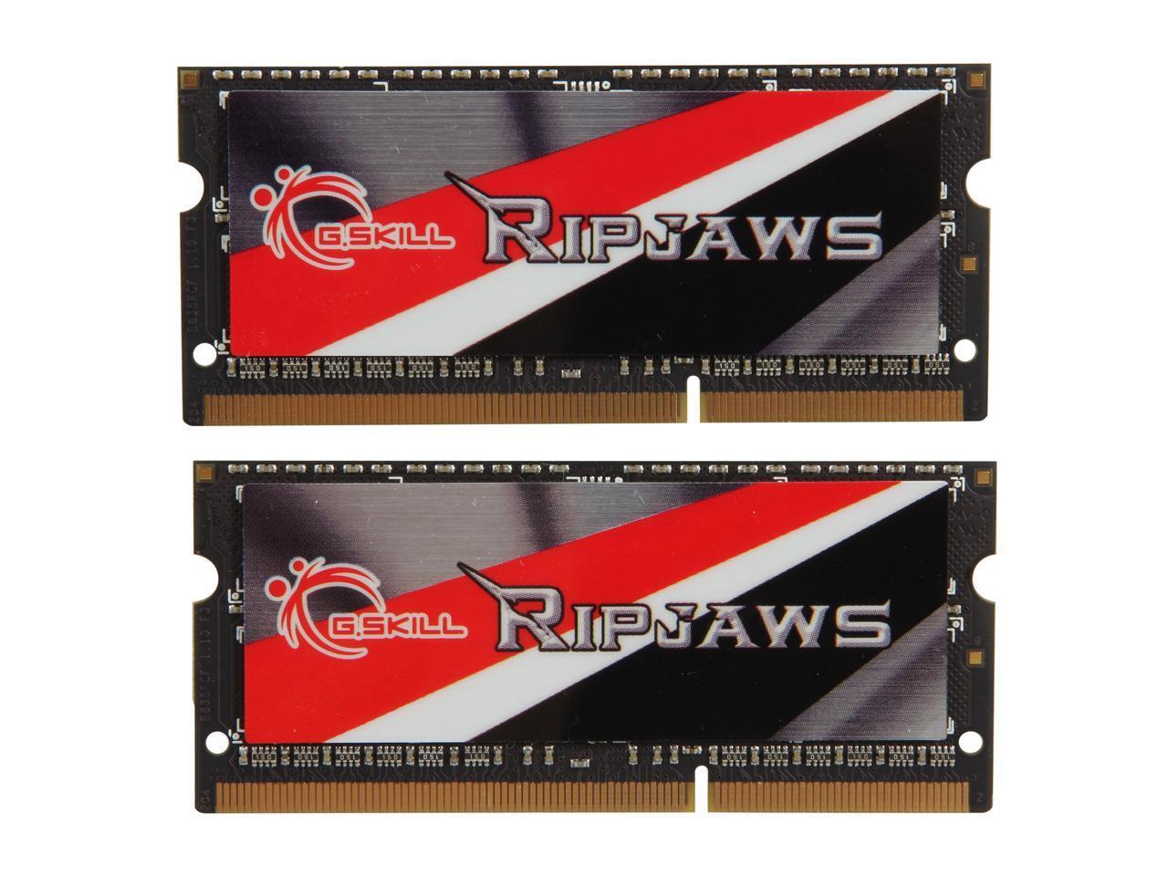 G.SKILL Ripjaws Series 204-Pin DDR3 SO-DIMM DDR3L 1600 (PC3L 12800) Laptop Memo