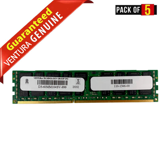 Lot X 5 Ventura D3-60MM104SV-999 5x8GB PC3-10600 ECC 2Rx4 110-1346-00 RAM Memory (NOT FOR HOME PC)