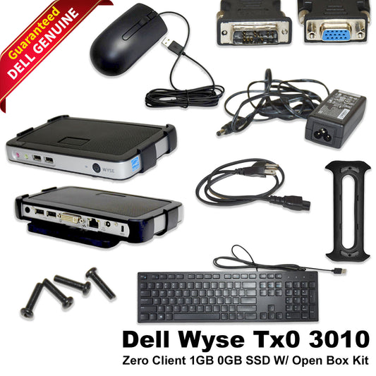 Dell Wyse Tx0 3010 Zero Client MARVEL 1GHz PJ4 v7 1GB Ram RJ45 Citrix HDx DD6RW