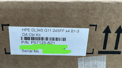 HPE P57125-B21 DL345 Gen11 24SFF x4 NVMe Box 1-2-3 Direct Attach Cable kit DA