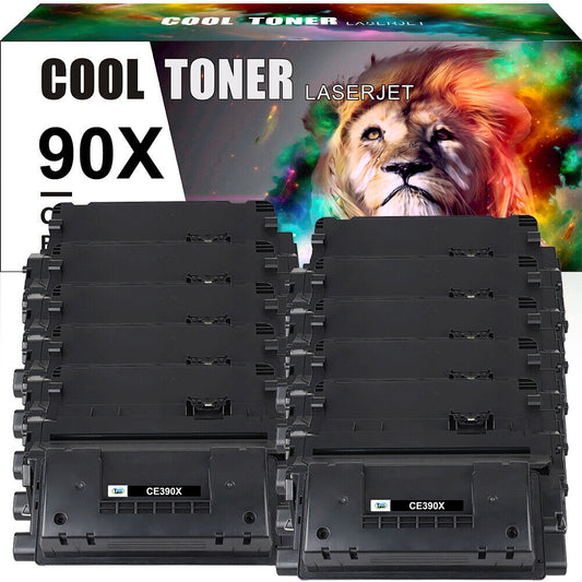 10x Toner Compatible with HP 90X CE390X LaserJet Enterprise M4555 MFP M602 M603n
