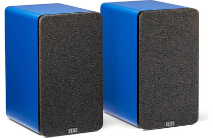 ELAC Debut ConneX DCB41-BL Powered Bookshelf Speakers W/ Bluetooth (Royal Blue)