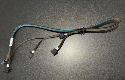 LOT OF 4 RMS36-3431 SATA Cable for 9207-8I 8-Port