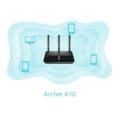 TP-Link Archer A10 AC2600 Smart WiFi Gigabit MU-MIMO Router, Work w/Alexa