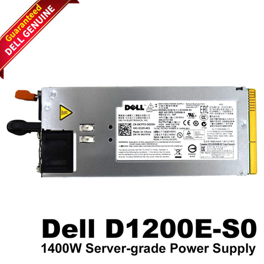 Lot of 2 Dell PowerEdge C6100 1400W High-Efficiency Hot-Plug Power Supply KJYY0