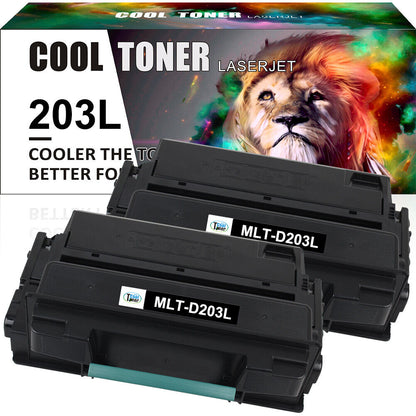 2PK MLT-D203L 203L Toner Compatible for Samsung SL-M3320ND M3820 M4070FR M3370FD