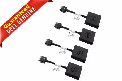 Lot of 4Dell XPS 10 Tablet Power Port to HDMI VGA USB Adapter VJY9R 8N4VR