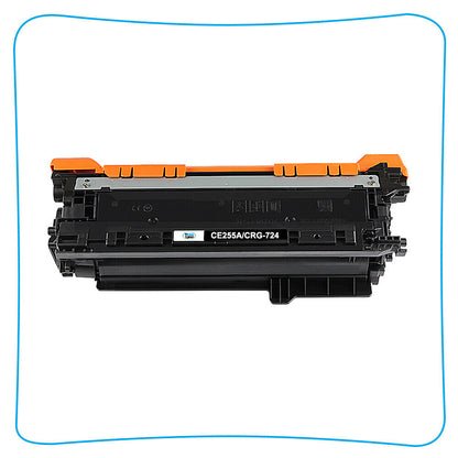 10 Pack 55A CE255A Toner Cartridge Compatible with HP LaserJet P3015d 3015n 3016