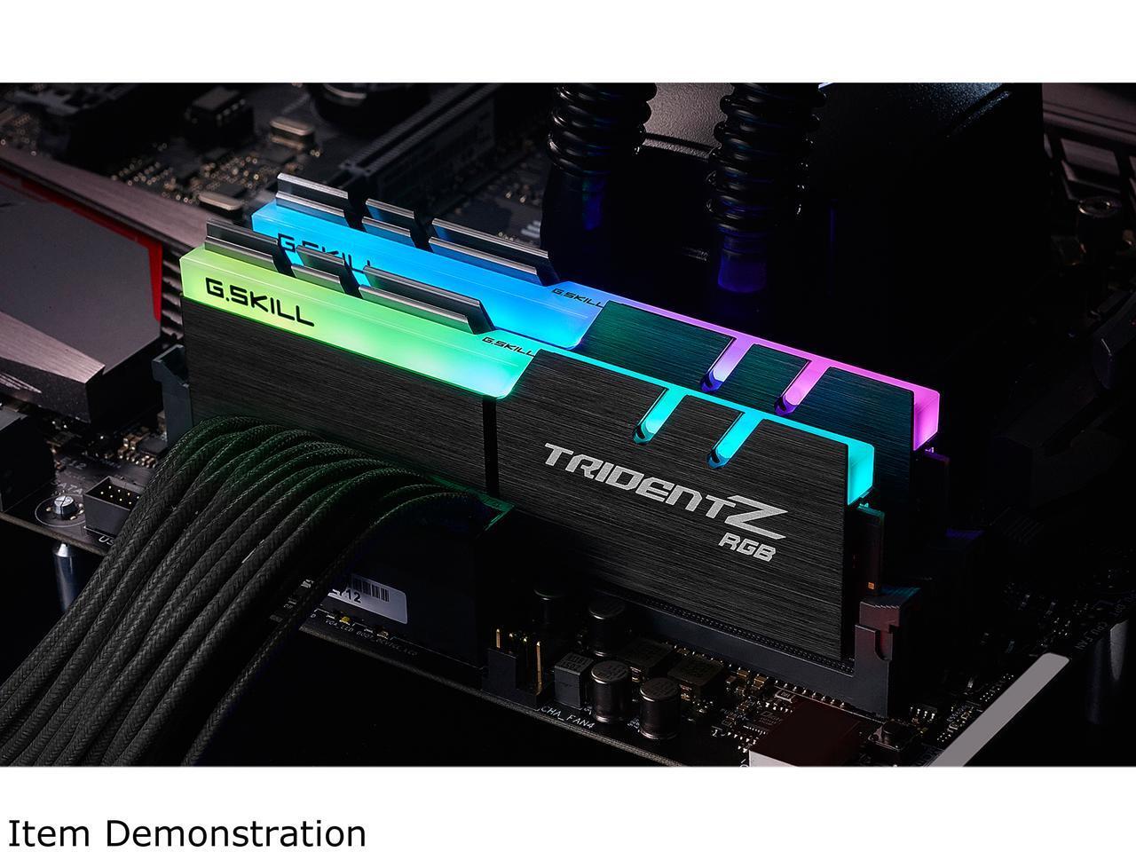 G.SKILL TridentZ RGB Series 16GB (2 x 8GB) DDR4 3200 (PC4 25600) Intel XMP 2.0