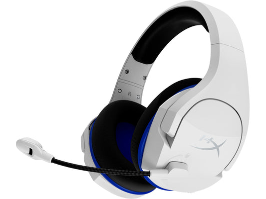 HyperX Cloud Stinger Core - Wireless Gaming Headset (White-Blue) - PS5-PS4