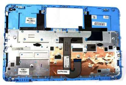 HP Laptop Palmrest Cover w/ Keyboard Assembly Chromebook 11 G5 EE Nsk-xe0sq Blue