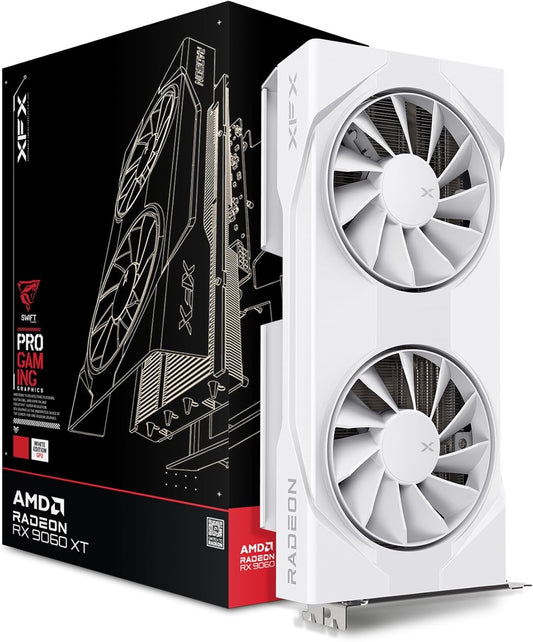 XFX Swift AMD Radeon RX 9060 XT OC White Game Edition w/ 8GB GDDR6 RX-96TSW8GWQ