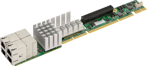 Supermicro AOC-UR-I4XT 1U Ultra 4-port 10G RJ45, 1x PCI-E 3.0 x8 (internal)