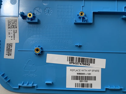 HP Stream 14-AX 14-CB Blue US Keyboard Palmrest Assembly 905569-001 X7S44UA