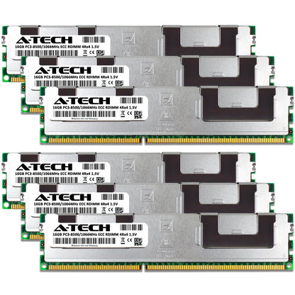 96GB 6x16GB 4Rx4 PC3-8500R HP ProLiant BL460c G6 BL460c G7 DL320 G6 Memory RAM