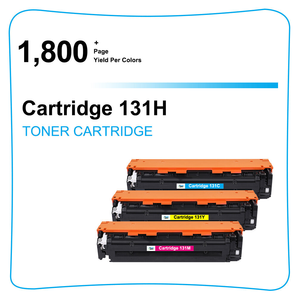 3Pack CRG131 Toner Compatible With Canon 131 ImageCLASS MF8280Cw MF624Cw MF628Cw