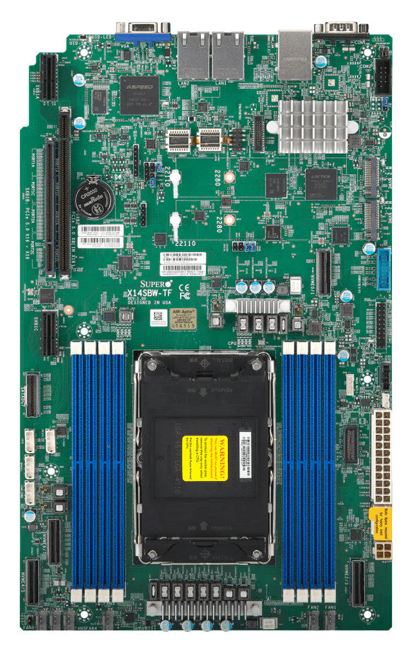 SuperMicro X14SBW-TF Motherboard - WIO, Birch Stream, UP, GNR/SRF-SP, LGA4710