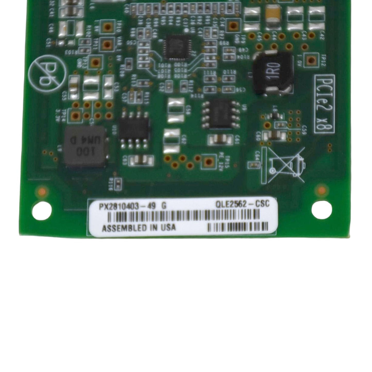QLogic 8GB FC Dual Port HBA N2XX-AQPCI05 QLE2562-CSC 2-Port Fiber Channel Card