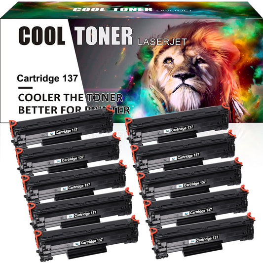 10PK Cartridge 137 for Canon 137 Toner MF232w MF216n MF226dn MF237w MF244dw D570
