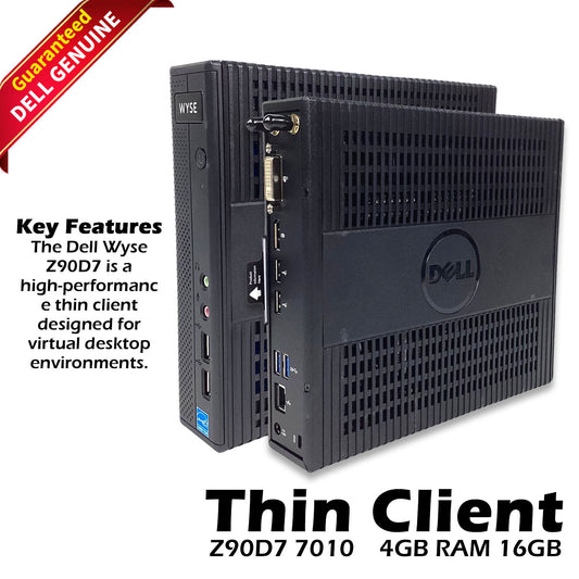Dell Wyse Z90D7 7010 Thin Client AMD G-T56N 1.65GHz 4GB RAM 16GB RP25J