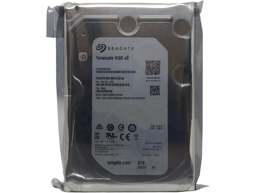 Seagate 8TB 7200RPM 256MB Cache SATA 6.0Gb/s 3.5" NAS Hard Drive - ST8000NC0002