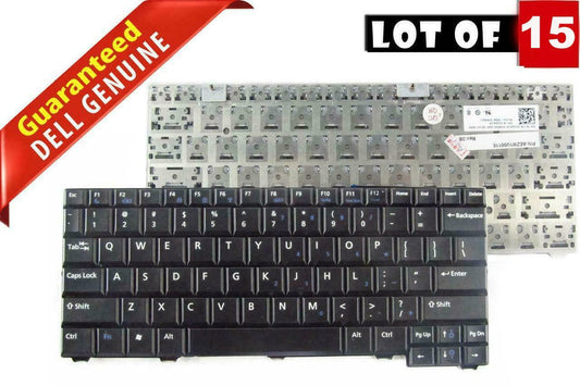 LOT x 15 Dell Latitude 2100 2110 2120 US English Laptop Keyboard Black NW3XM