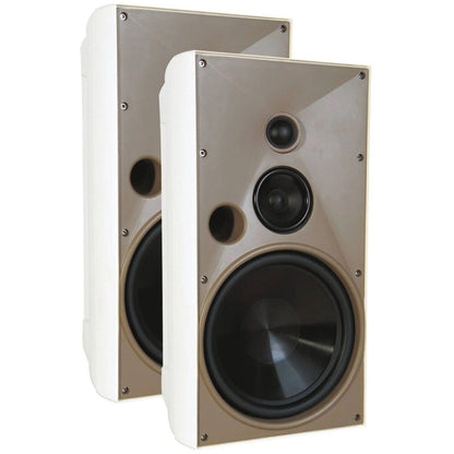 Proficient AW830WHT 8" 3-way Indoor/Outdoor Speaker - White Pair