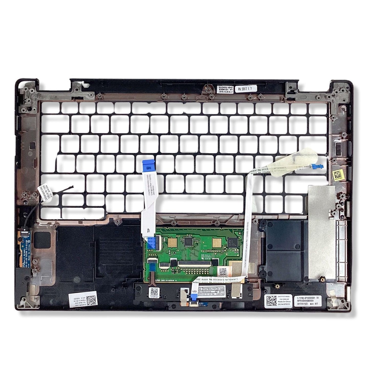 Original Dell Latitude 5289 7389 2-in-1 Palmrest Touchpad Assembly TTF77 CD2FD