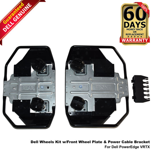 Dell PowerEdge VRTX Wheels Kit - Front-Rear Plates and Power Cable Bracket GFGMX