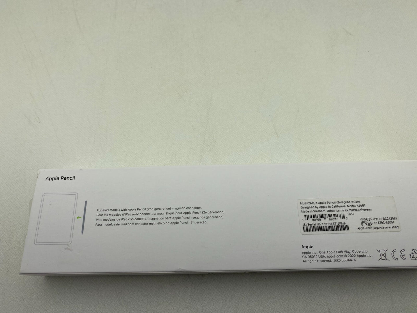 Apple Pencil (2nd Generation) for iPad Pro - White