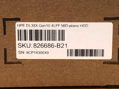 HPE DL38X Gen10 4LFF MIDPLANE SAS/SATA HDD KIT ProLiant DL380 Gen10 826686-B21 (NOT FOR HOME PC)